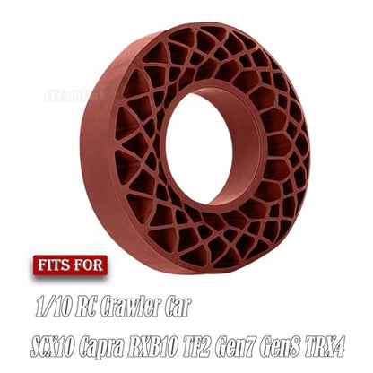 RC 1.9" Waterproof Silicone Wheel Tires for 1/10 RC Crawler Car,SCX10 TRX4 Capra RXB10 TF2 Gen7 Gen8,BRCatWPark RC 1.9" Tires Waterproof Inner Filler,Brown