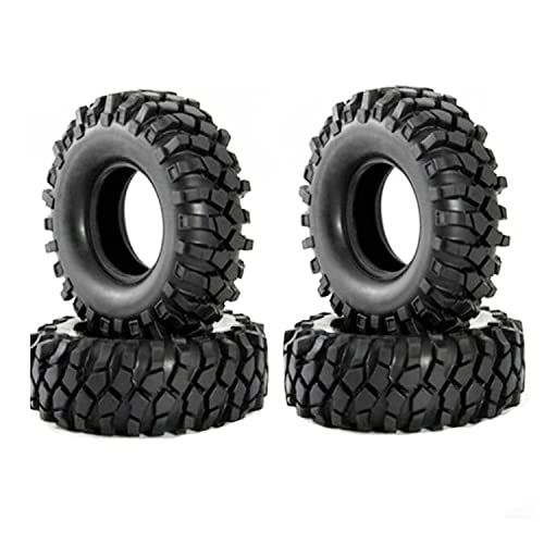 108mm RC Off Road Climbing Car Tires,WONFAST 4PCS RC Crawler Rubber Tires 1.9 inch Wheels Tyres Set for 1:10 RC Rock Crawler Car for Axial SCX10 D90 TF2 MST Tamiya TRX-4 Parts - color: 108mm