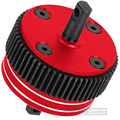 RC Gear Differential Upgrades Part for 1/10 Slash 2WD(VXL)/Stampede 2WD(VXL)/Bandit 2WD(VXL)/Rustler 2WD,Harden Steel w/Alloy Differential Transmissions,Replace #2388X,Red - color: Red(for 2wd)