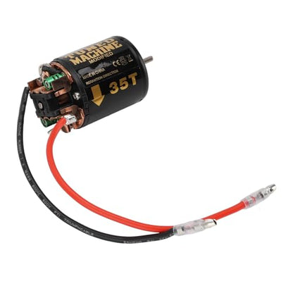 RC Car Brushed Motor 1/10 RC Crawler Car 540 Brushed Motor with Blue Heatsink for Axial Scx10 (35T) - size: 35T