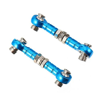 SOLUSTRE 2PCS Adjustable Steering Linkage Tie Rod for RC Car and Truck High Precision Linkage Steering Rods Sturdy Connection for Enhanced Control