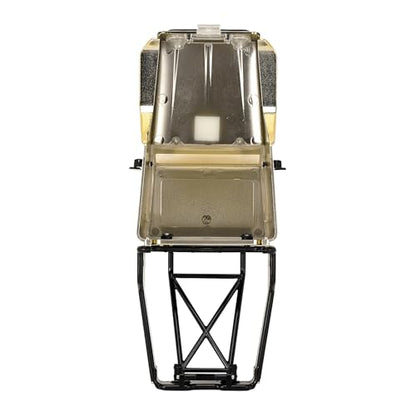 INJROA IR40 Truck Body with Tube Cage for 1/18 TRX4M Defender Bronco (Gold) - color: Gold