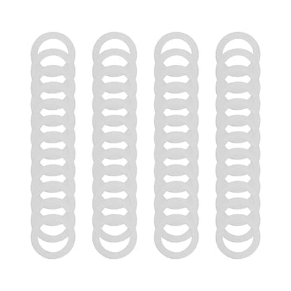 M8x12mm Shim Washers for Mechanical Engineering,48pcs 304 Stainless Steel | 0.1,0.2,0.3,0.5mm precision thin spacers,12 pcs each,for M8 bolts,DIY projects,component alignment and machinery setup - size: M8x12