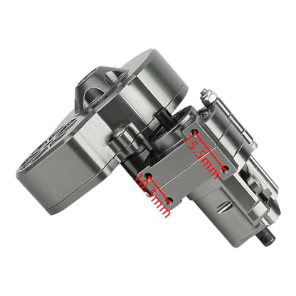Metal Complete Transmission Cutoff Gearbox with Dig Gear for 1:10 Axial SCX10 AX10 Wraith RC Crawler Car Upgrade Part
