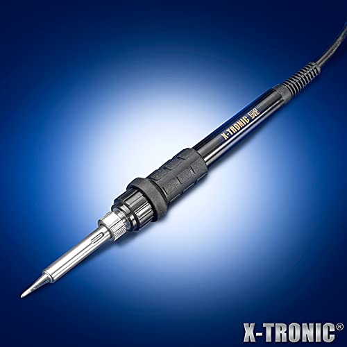 The Original X-Tronic 3020-XTS • 75W Soldering Iron Station • LED • 2 Helping Hands • Roll of Solder • Brass Sponge w/Cleaning Flux • Wet Sponge • °C/°F Conversion Switch • 10 Minute Sleep Feature! - style: Classic Style - 1 Solder Tip