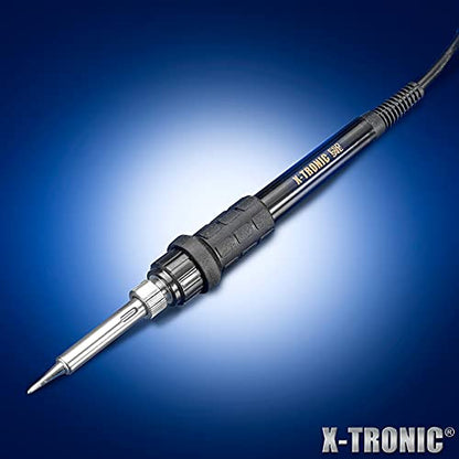 The Original X-Tronic 3020-XTS • 75W Soldering Iron Station • LED • 2 Helping Hands • Roll of Solder • Brass Sponge w/Cleaning Flux • Wet Sponge • °C/°F Conversion Switch • 10 Minute Sleep Feature! - style: Classic Style - 1 Solder Tip