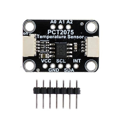 HiLetgo PCT2075 Temperature Sensor 11 Bit Higher Accuracy ADC Measurement I2C Temperature Sensor Compatible to QT/Qwiic with Pins