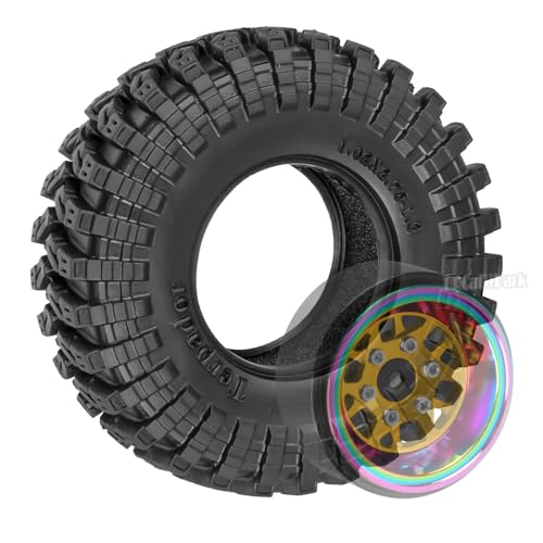 RC 1.3 Soft Silicone Rubber Wheel Tires for 1/18 TRX4M/Ascent-18/FMS 1/24 SCX24 RC Crawler,1.3" Soft Mud Terrain/Rock Crawling/Swamp Claw Mud Terrain/Road RC Tires 4Pcs,Style (A) - style: 4Pcs 1.3 Rubber Wheel - (A)