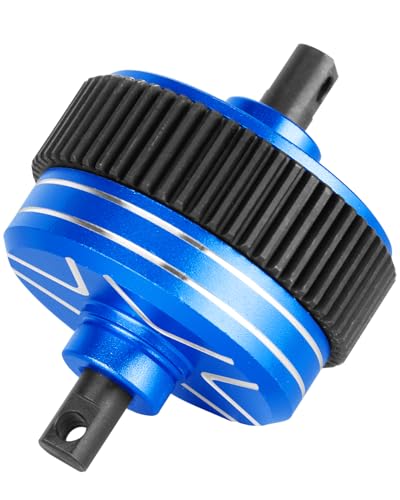 RC Differential Upgrades Part for 1/10 Drag Slash Chevrolet C10 & F0rd Mustang(Only for 272R Transimission),Alloy Aluminium w/Steel Gear Diff Hops Up,Replace #9480,Navy Blue - color: Navy Blue(for 2wd)