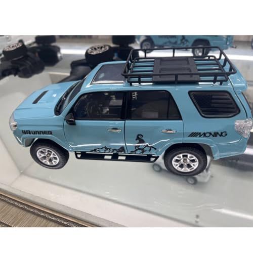 FunXylophy RC Off-Road Car, HG-52 1:18 Scale 2.4GHz Electric Brushed 4WD RC Off-Road Truck Model, Creative Car Gifts for Adults (Standard RTR Version/Blue)
