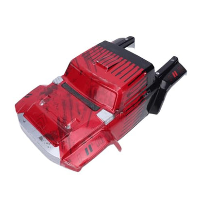 RC Car Body Shell Pre Painted PVC Replacement Body Cover, Thickened Lightweight Truck Shell with Precision Fit, 31.5 X 8 X 10 Cm for SanYao 1202 1 12 Off Road Use (Red) - color: Red