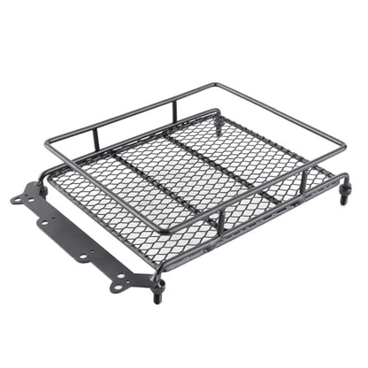 RC Roof Rack, RC Roof Rack Luggage, Luggage Tray Roof Rack for RC Crawler Off Road Adventures (Medium: Approx. 17.6x16.2x10cm / 6.93x6.38x3.94in) - size: Medium: Approx. 17.6x16.2x10cm / 6.93x6.38x3.94in
