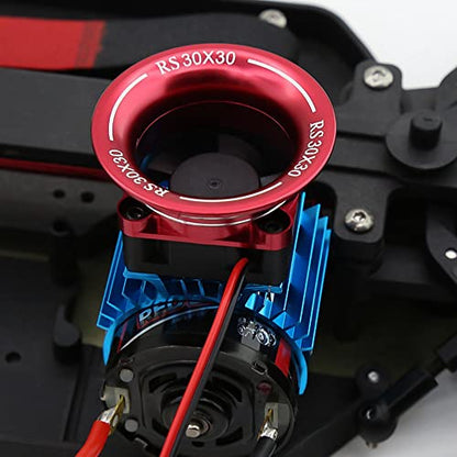 30X30 Cooling Fan Cover Cooling Channel for 540 550 3650 Motor/ESC Heatsink 1/10 1/8 D3 D4 RC Car,2