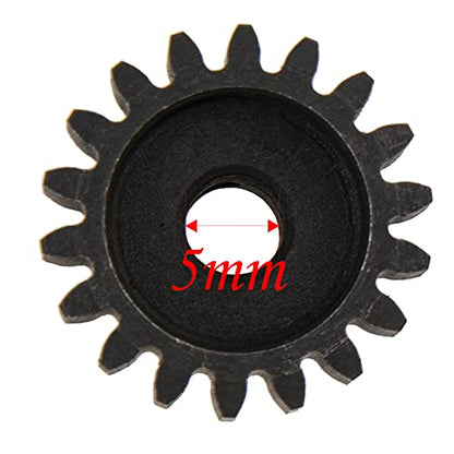 ShareGoo Mod 1 Hardened Steel M1 Pinion Gear Sets 15T 16T 17T 18T fit 5mm RC Motor Shaft Compatible with Arrma Traxxas Axial HSP Redcat Losi 1/8 1/10 Scale RC Car Truck Buggy