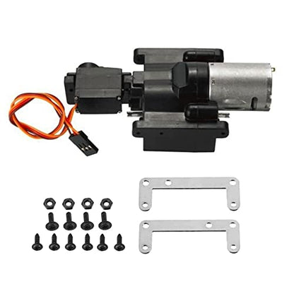 CRUMPS 370 Motor 2 Speed Gearbox with Steel Gear Drive Shaft for WPL C14 C24 B14 B36 MN D90 MN-90 MN99S RC Car Upgrades Parts (Color : C), CRUMPS228 - color: C