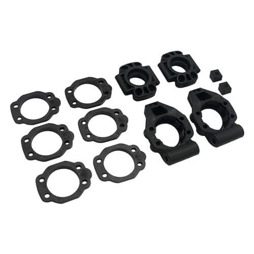 Nylon Rear Hub Carrier Kit Black for 1/5 HPI ROVAN Baja KM 5T 5B 5SC ROFUN BAHA RC CAR Toys Parts
