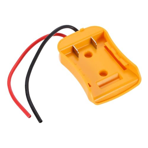 HARFINGTON Battery Adapter Converter for DIY Rc Car Truck Toys' 20V Battery, Battery Conversion Kit with 12AWG Wire, Wire Harness Connector, Yellow - color: Yellow