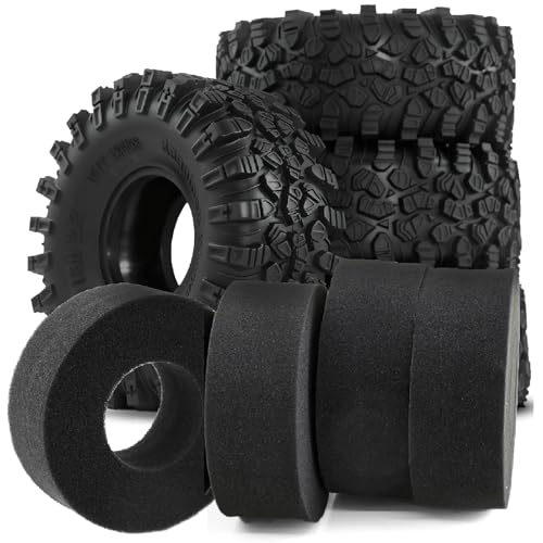 2.2 Crawler Tires Compatible with 2.2 Bealocks Wheels Rims, fit Traxxas TRX4 Sport,SCX10，Redcat Everest 10, Axial RBX10 Ryft 4WD Capra 4WS Rock Crawler