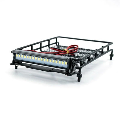 Universal Roof Racks With LED Light For 1/14 1/12 1/10 RC Crawler Car SCX10 CC01 MN D90 D91 D99 MN90 MN99S(B) - size: B