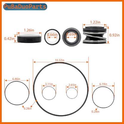 O-Ring Rebuild Repair Kit Compatible with P-entair Challenger GO-KIT5 Pool Pump, Includes 5 O-Rings & PS-200 Shaft Seal, Fit for Pac-Fab Challenger Pumps