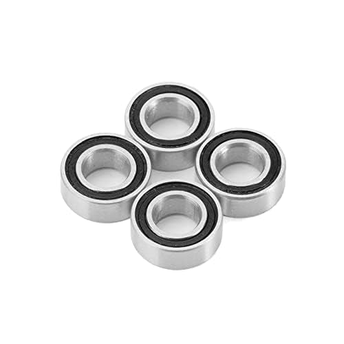 INJORA Steel Sealed Bearing Kit for TRX4M 1/18 RC Crawler, 22PCS (Black) (Pack of 2) - size: 8x12x3.5mm (Pack of 2)