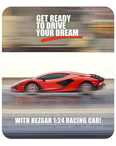 BEZGAR 1:24 Lamborghini Remote Control Car Licensed Lamborghini Sián FKP37 | Official Lambo Replica, 2.4GHz Interference-Free Control, Ideal Toy for Boys 6-8, 8-12 & Adults, Hobby Collectible Model（Red） - color: Lambo-1:24 Lambo Sian(red)