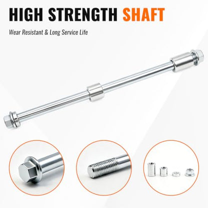 Minho 12mm 280mm Front Rear Axle with Bushing 5mm 20mm 30mm Fit for PIT PRO Dirt Bike Scooter QUAD ATV - size: 12-280mm