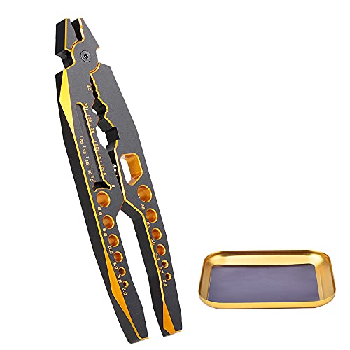 GLOBACT Multi RC Shock Absorber Pliers Tool for 1/10 1/8 Model Car | Fits 1/10 1/8 Slah Arrma Axial Losi Redcat HSP HPI