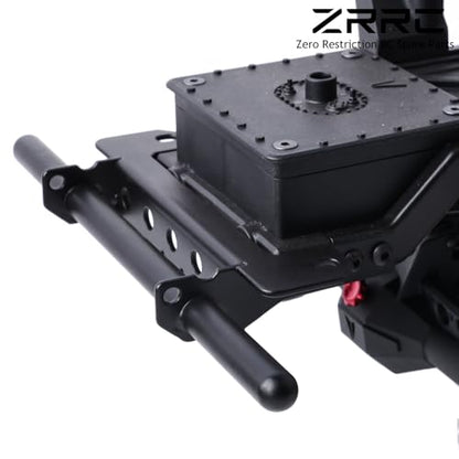 Steel Rear Flat Bumper Kit Compatible with Vanquish VP VS4-10 Phoenix 1/10 RC Crawler, Heavy 45# Steel Rear Bumper Upgrade for 1/10 RC Rock Crawler - style: Rear