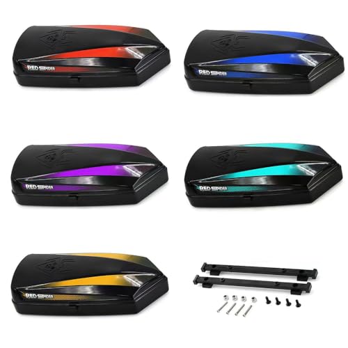 RC Plastic Roof Trunk Luggage Rack Box, Car Shell Body Upgrade for 1/10 or 1/12 Proportion Traxxas TRX4 TRX6 Axial SCX10 90046 G63 VP VS4 RC Crawler (Red) - color: Red