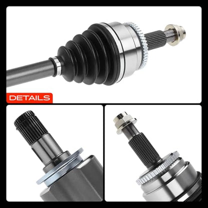 A-Premium Front Left Driver Side CV Axle Shaft Assembly Compatible with Land Rover Range Rover Sport 2006-2013, LR3 2005-2009, LR4 2010-2013