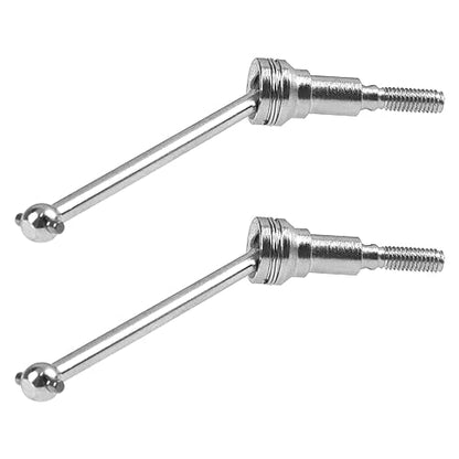 2Pcs Vgoohobby Steel Drive Shaft Joint CVD Driveshaft Dogbone w/Lock Nut Compatible with MJX H16 16207 16208 16209 1/16 RC Car