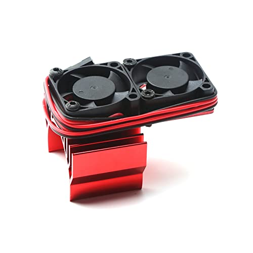 GoolRC 3670 2150KV Brushless Motor Sensorless Waterproof Motor and 120A Brushless ESC with T Plug + Heat Sink + Programming Card Combo Set Replacement for HSP HPI Traxxas 1/8 RC Car Truck