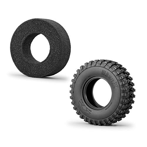 4PCS Rubber 1.9" Rocks Tires with Foam Insert for Axial SCX10,TRX4,SCX10-II,SCX10-III D90 D110 Redcat Gen7 Gen8 1/10 RC Crawler Car