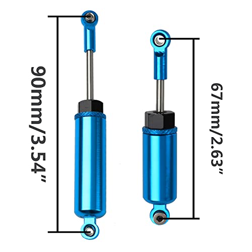 RC Shock Absorber Set Front & Rear 12428 Shocks Kit Compatible with WLtoys 12428 12423 1/12 RC Car Truck