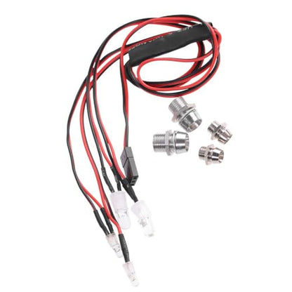 RC Car 4 LED Light Kit, 3-7V DIY Headlight Taillight Light Kit forHSP 1/10 1/8 RC Car Truck