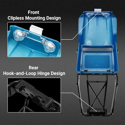 RC Spare Part Compatible with TRX4M for Defender for Bronco Hard Body Shell with Cage for 1/18 RC Crawler Car Upgrade Accessories(Blue) - size: Blue