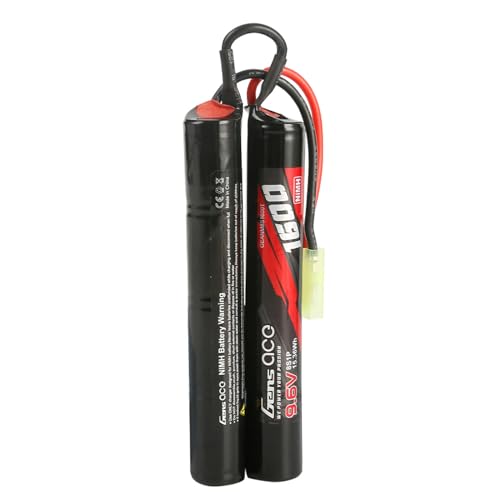 Gens ace 1600mAh 9.6V 8S1P Airsoft Nunchuck-Style NIMH Battery with TMY Plug