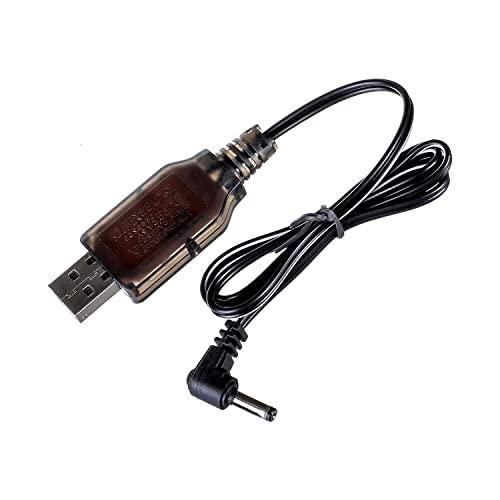 Heyiarbeit USB Charging Cable 3.5mm DC Elbow for RC 4.8 V 250mA Ni-MH Ni-CD Battery 1Pcs - size: 3.5 Elbow 1Pcs