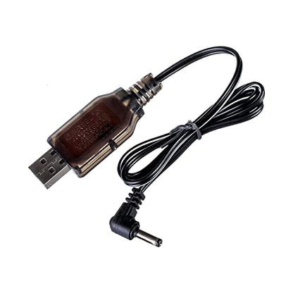 Heyiarbeit USB Charging Cable 3.5mm DC Elbow for RC 4.8 V 250mA Ni-MH Ni-CD Battery 1Pcs - size: 3.5 Elbow 1Pcs