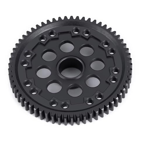 RC Car Parts Compatible with Gorgon for Monster Truck 1/10 RC Car Upgrade Parts Steel Metal 61T/M0.8/32P Spur Gear Main Gear ARA3230ST1