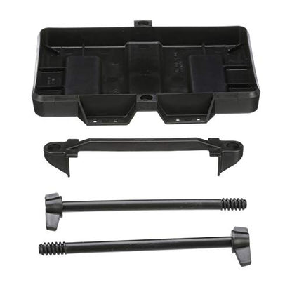 Attwood Adjustable Battery Tray, for 24 & 24M Series Batteries, Heavy-Duty Black Plastic, Height-Adjustable Crossbar, 9090-5