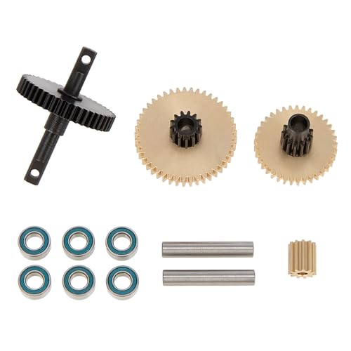 Meus Racing Steel Low Range Transmission Gear Set Upgrade Parts for TRX-4M TRX4M Bronco Defender 1/18 RC Crawler Car - Remote Control Car, RC Car, RC Crawler 1/18 Upgrade Parts (HELIDIRECT) (40.3:1) - color: 40.3:1