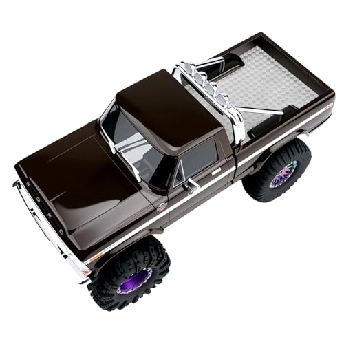 Stainless Steel Rear Body Anti-Skid Plate Board 1/18 TRX4M F-150 High Trail Crawler Truck Shell