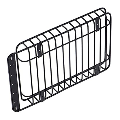 Roof Rack, Lightweight Metal Luggage Carrier for RC Truck Accessories, 1/10 Scale Off-Road Vehicle Parts for Hobbyists, Crawlers, and Trail Enthusiasts