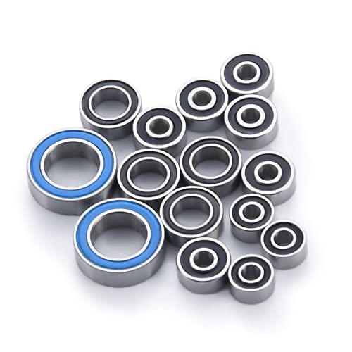15Pcs Wheel Hub Axle Steel Sealed Bearing Kit for Kyosho Mini-Z | MA020 1/28 Sport RC Car Upgrade Parts