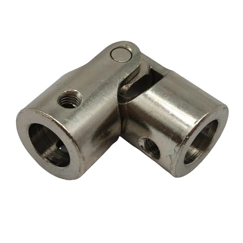 2Pcs 12mm to 12mm Joint Shaft Coupling Coupling Steering Connector Rotatable Joint Coupler for RC Robot Boat Car Crawler Motor - size: 12mm to 12mm