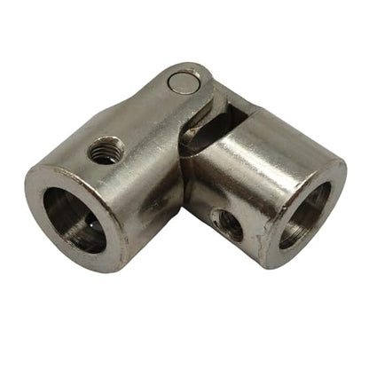 2Pcs 12mm to 12mm Joint Shaft Coupling Coupling Steering Connector Rotatable Joint Coupler for RC Robot Boat Car Crawler Motor - size: 12mm to 12mm
