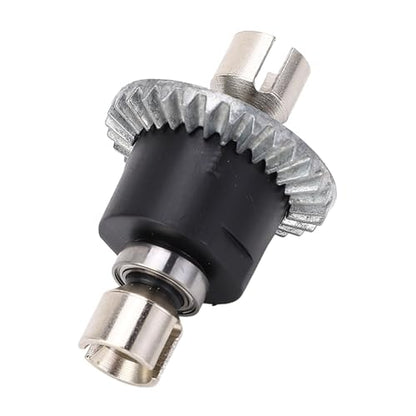 RC Car Differential Gear, RC Parts for 124008 | High Strength Iron Zinc Alloy,Stable Steering Control Differential Diff Gear ,Enhanced Driving Experience