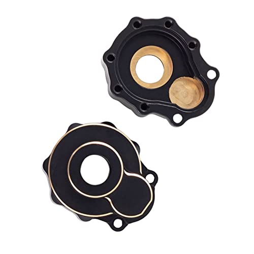 6Pcs Brass Portal Drive Axle Housing Steering Knuckle Caster Block Set for RC Crawler for for Traxxas TRX4 TRX6 Upgrade Parts Modification Accessories